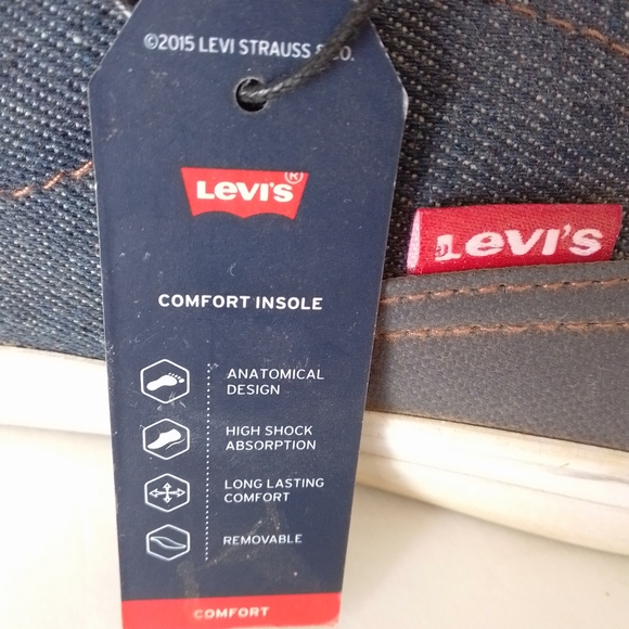 Levi's men's slip on shoes size 10 - Picture 8 of 10